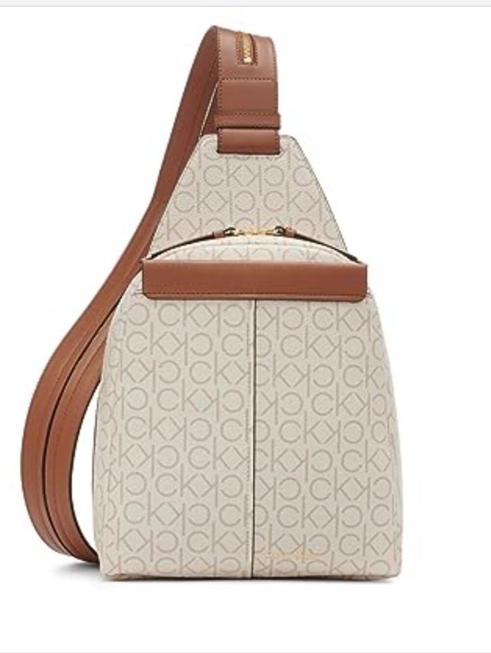Calvin Klein Millie Signature Convertible Sling Backpack - NWT MSRP $168